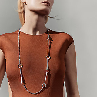 Clou de forge long necklace | Hermès USA